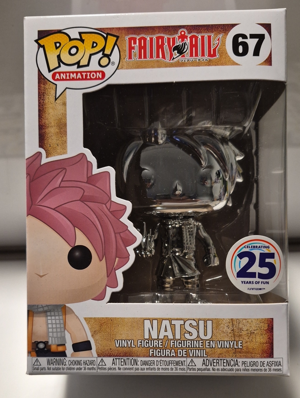 Funko Chrome Silver Natsu FUNKO POP! Vinyl Figure